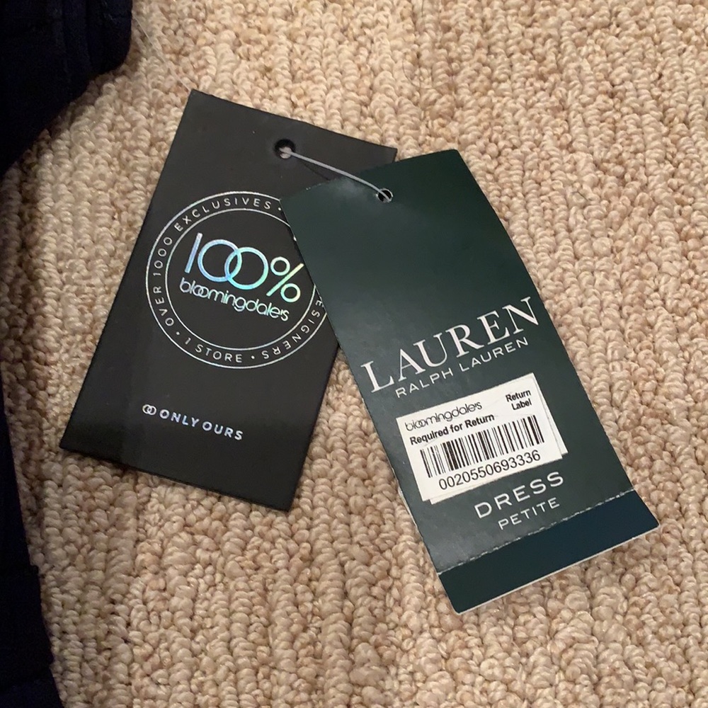 NWT Lauren navy laser cutout dress 10p - Picture 4 of 7